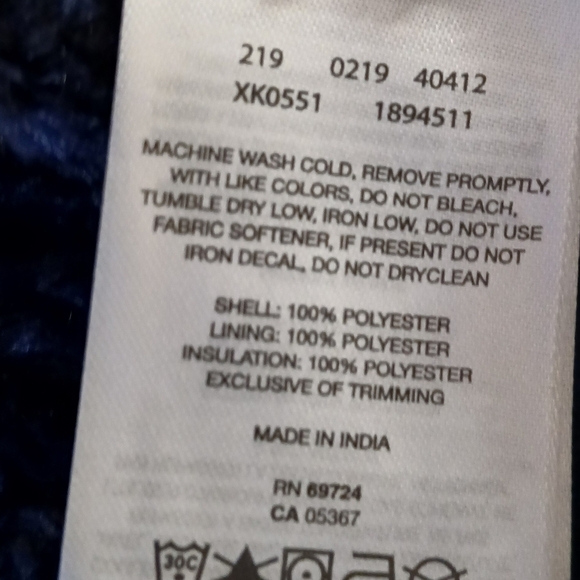 Columbia Women’s Heavy Parka XLarge  Purple Hood  Faux Fur Lining. - Picture 7 of 9